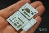 Quinta Studio QD48413 F6F-3E/N Hellcat 3D-Printed & coloured Interior on decal paper (Eduard) 1/48